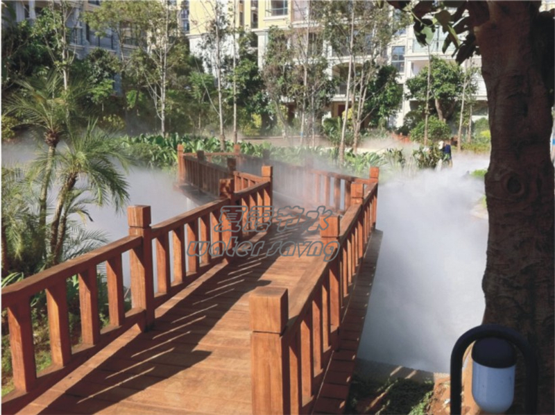 昆明贵研自然界园林人造雾案例